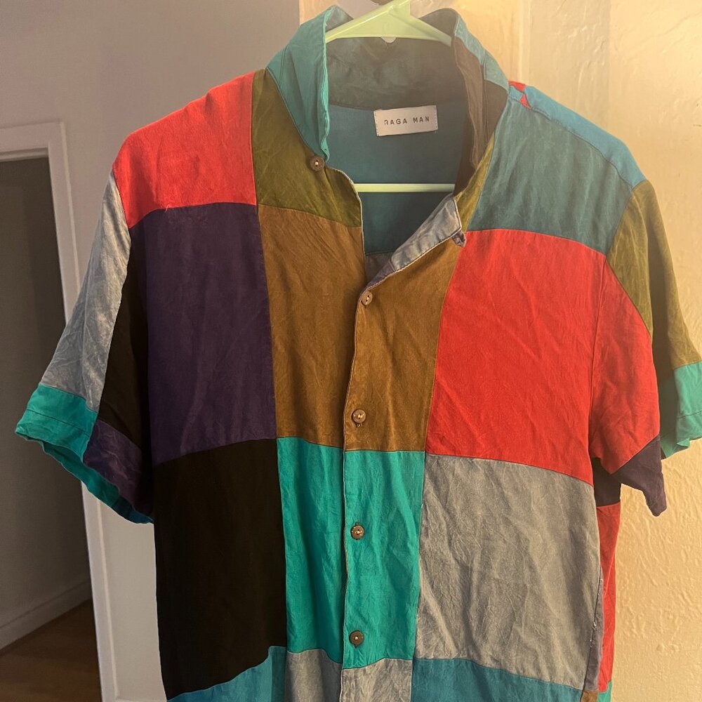 Raga Man Color Block Shirt